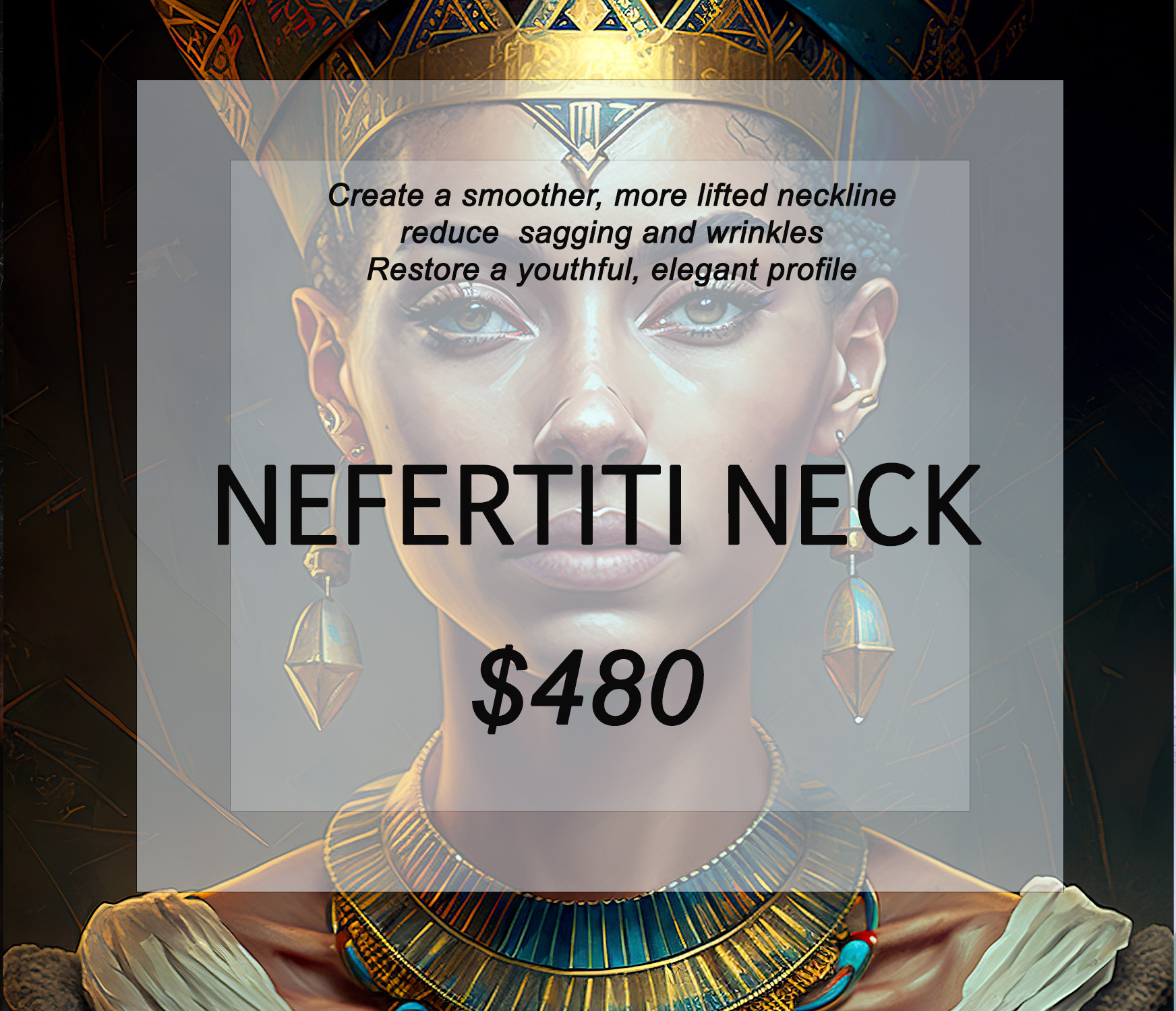 TOX: Nefertiti Neck- Tox for Platysmal Bands
