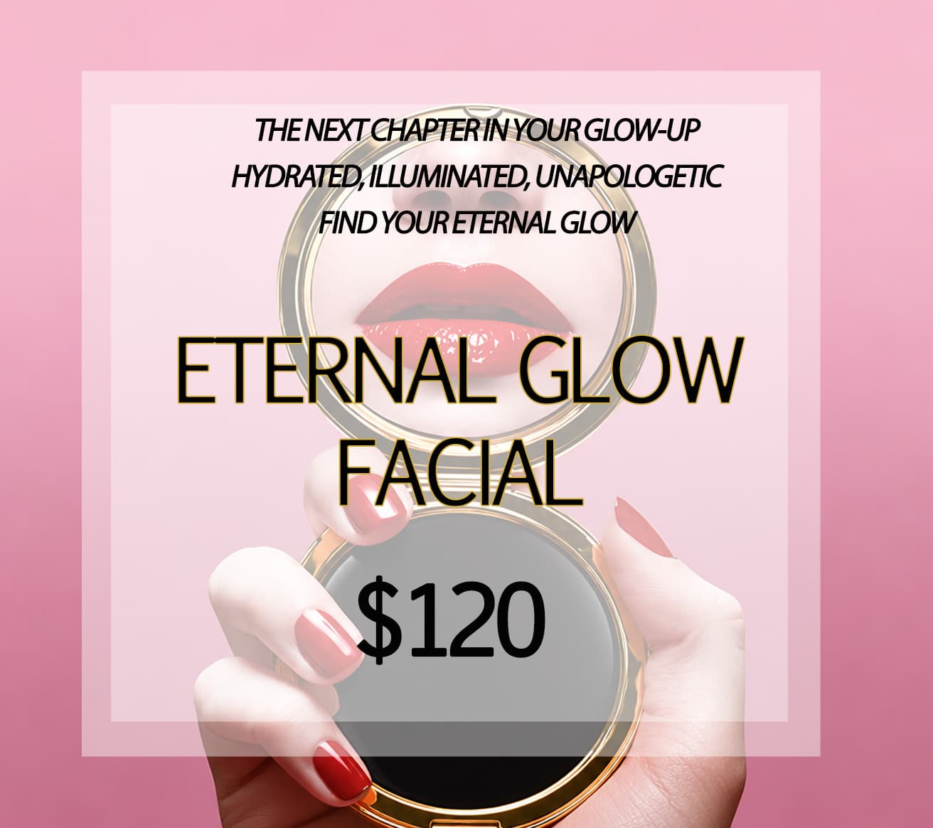 Eternal Glow Facial treatment media.