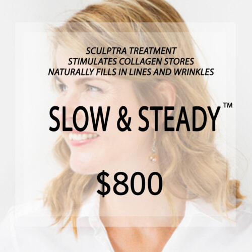 Slow and Steady service banner | Beauty Lab + Laser in Murray & Riverton, UT