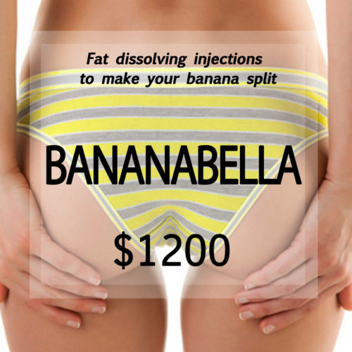 Bananabella service banner | Beauty Lab + Laser in Murray & Riverton, UT