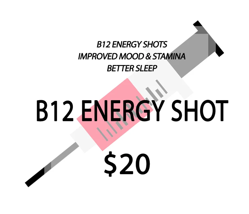 B12 Energy Shot injection | Beauty Lab + Laser in Murray & Riverton, UT