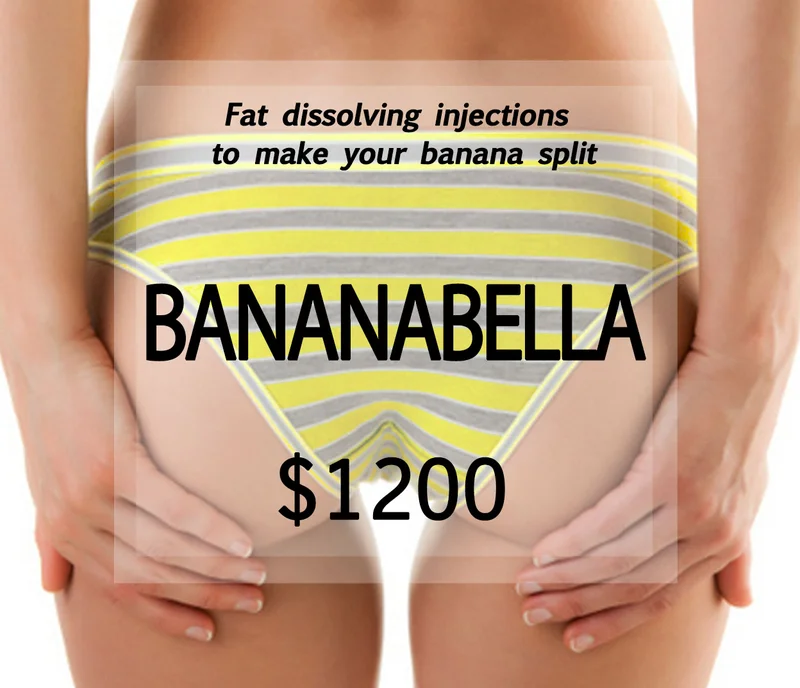 Bananabella | Fat-dissolving Treatment Price Template | Beauty Lab + Laser in Murray & Riverton, UT