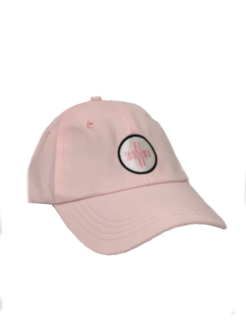 Hat: Pink with Pink Plus Sign | Beauty Lab + Laser in Murray & Riverton, UT
