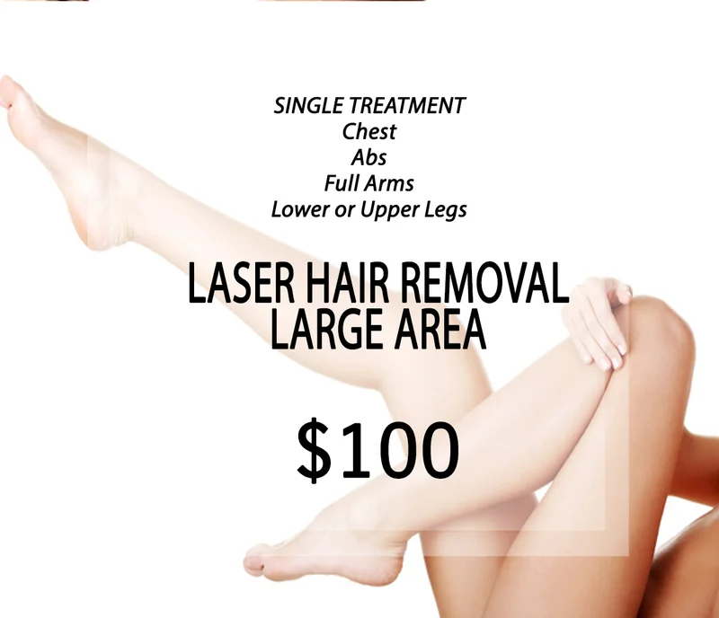 Laser Hair Removal Large Area Price Template | Beauty Lab + Laser in Murray & Riverton, UT