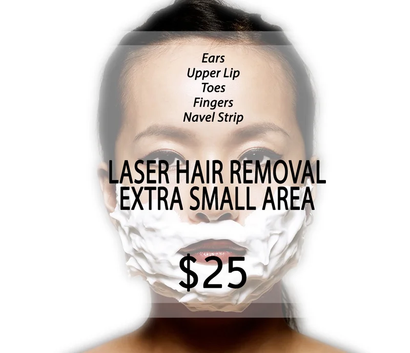 Laser Hair Removal- Extra Small Area Treatment Price Template | Beauty Lab + Laser in Murray & Riverton, UT